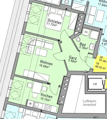 Wohnung zur Miete in 8020 Graz