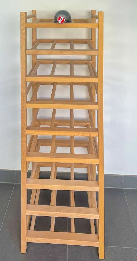 wäschekorb 50 cm breit Baumwolle 58L – Extra hoher 50cm Korb mit Griffen Lampenschirm Weiß Stoff für