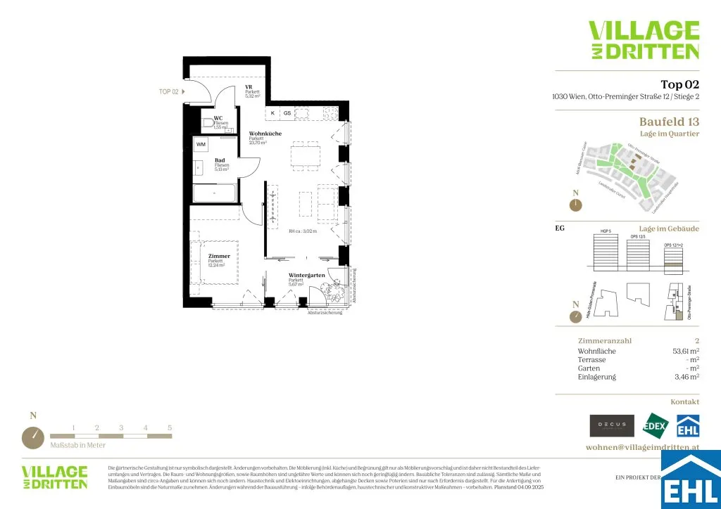 Zum Anlegerpreis: URBAN DAHEIM - VILLAGE IM DRITTEN - Ansicht 3