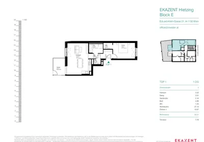 2-Zimmer-Wohnung kaufen in Wien – 55,51 m², € 549.000 – Bild 13 von 17
