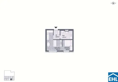 2-Zimmer-Wohnung kaufen in Graz – 30,59 m², € 173.137 – Bild 5 von 5