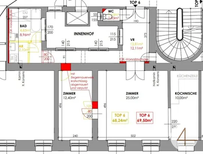 3-Zimmer-Wohnung kaufen in Wien – 69,88 m², € 461.250 – Bild 6 von 6