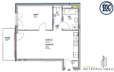 2-Zimmer-Wohnung kaufen in Wien – 46 m², € 299.000 – Bild 57 von 57