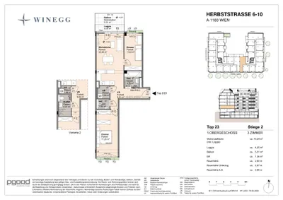 3-Zimmer-Wohnung kaufen in Wien – 69,24 m², € 422.900 – Bild 8 von 8
