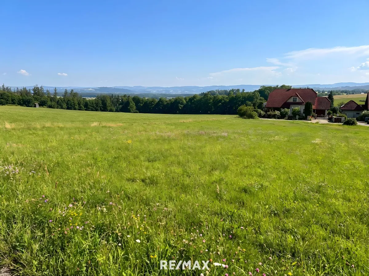 Grundstück mit Aussichtslage perfekt für Einzelhaus oder Doppelhaus - Ansicht 2