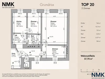 Wohnung kaufen in Wien – 58,89 m², € 325.000 – Bild 18 von 18