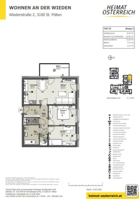 3-Zimmer-Wohnung mieten in Sankt Pölten – 71,6 m², € 905 – Bild 10 von 12