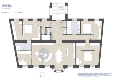 4-Zimmer-Wohnung kaufen in Wien – 147,42 m², € 849.000 – Bild 16 von 16