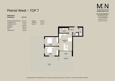 3-Zimmer-Wohnung kaufen in Liezen – 64,77 m², € 875.725 – Bild 4 von 4