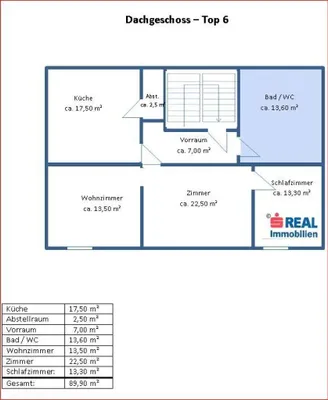 3-Zimmer-Wohnung mieten in Amstetten – 89,9 m², € 798 – Bild 12 von 12