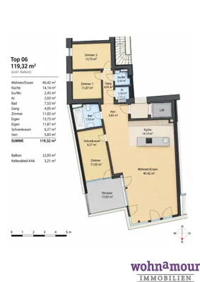 4-Zimmer-Wohnung kaufen in Innsbruck – 119,32 m², € 1.099.000 – Bild 12 von 13