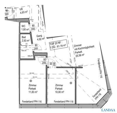 3-Zimmer-Wohnung kaufen in Wien – 61,19 m², € 349.000 – Bild 11 von 11