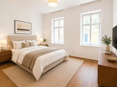 Moderne 75m² Altbau-Wohnung in 1150 Wien mit Fußbodenheizung & Einbauküche zu mieten! – Bild 2