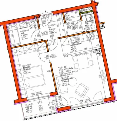 2-Zimmer-Wohnung mieten in Sankt Pölten – 47,15 m², € 699 – Bild 8 von 8