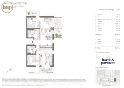 4-Zimmer-Wohnung kaufen in Wien – 82,4 m², € 574.500 – Bild 10 von 10