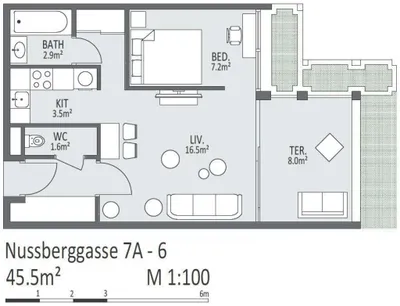 Immobilie kaufen in Wien – 37,5 m², € 299.000 – Bild 15 von 15