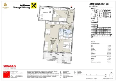 2-Zimmer-Wohnung kaufen in Wien – 64,9 m², € 519.300 – Bild 12 von 13
