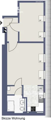 2-Zimmer-Wohnung kaufen in Wien – 47,5 m², € 298.000 – Bild 8 von 9
