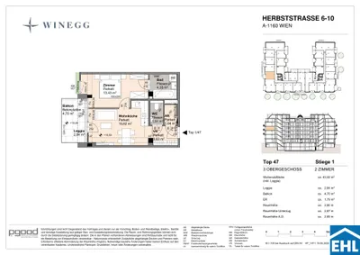 2-Zimmer-Wohnung kaufen in Wien – 40,58 m², € 327.100 – Bild 13 von 13