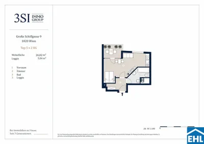 Immobilie kaufen in Wien – 26,82 m², € 279.000 – Bild 12 von 12