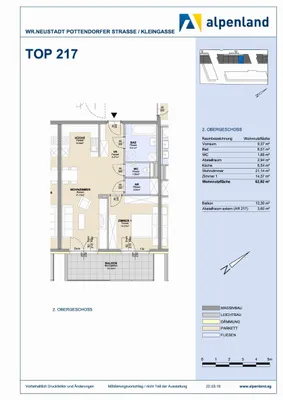 2-Zimmer-Wohnung mieten in Wiener Neustadt – 63,17 m², € 807 – Bild 7 von 7