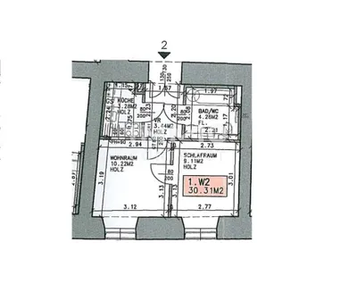 2-Zimmer-Wohnung mieten in Graz – 30,31 m², € 403 – Bild 8 von 8