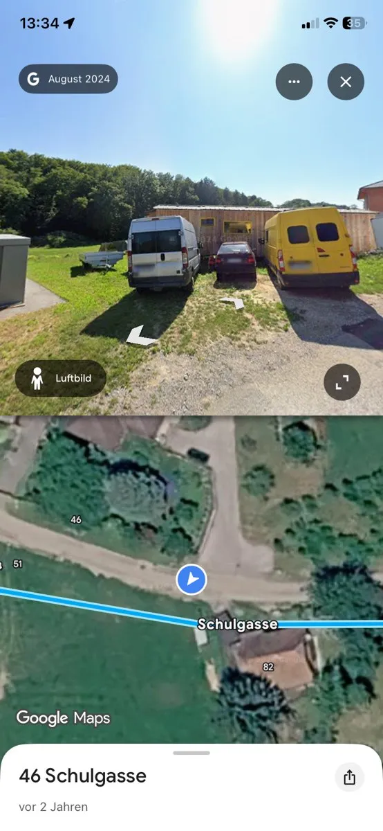 Südseitiger Baugrund aufgeschlossen - Ansicht 2