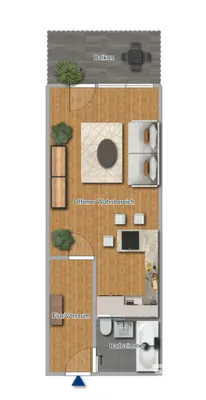 Wohnung kaufen in Salzburg Stadt – 32,52 m², € 219.990 – Bild 10 von 10