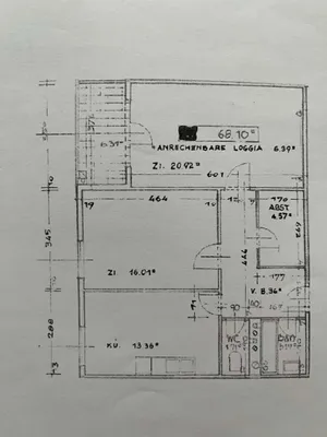 Helle und vollmöblierte 2-Zimmer-Wohnung mit Loggia & Donaublick inkl. Heizung – Bild 3