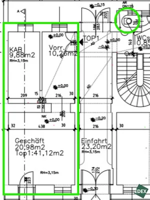 2-Zimmer-Gewerbeimmobilie mieten in Wien – 41 m², € 899 – Bild 6 von 6