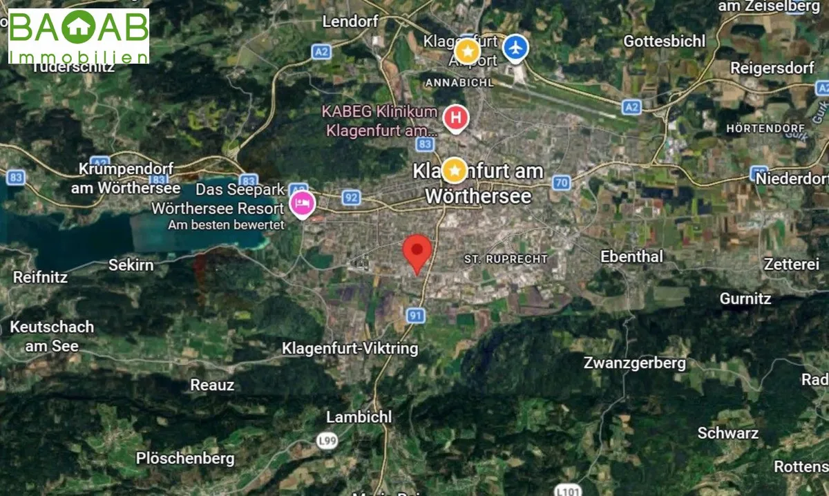 BAUGRUNDSTÜCK IN KLAGENFURT-WAIDMANNSDORF | RUHIGE SACKGASSENLAGE & CA. 800 M² - Widok 2