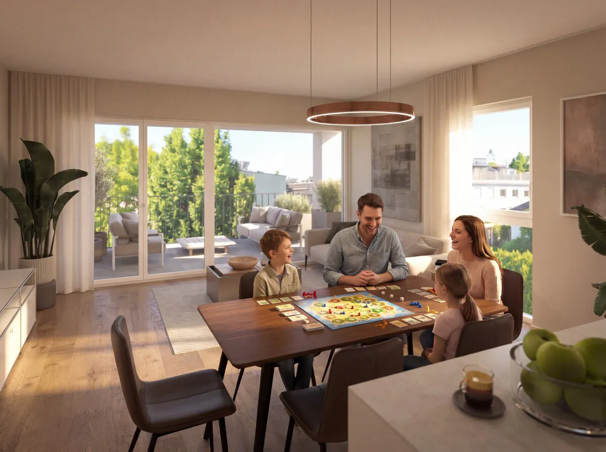 FIFTEEN RESIDENCES 4-Zimmer Balkonwohnung "TWELVE" – pohled 3