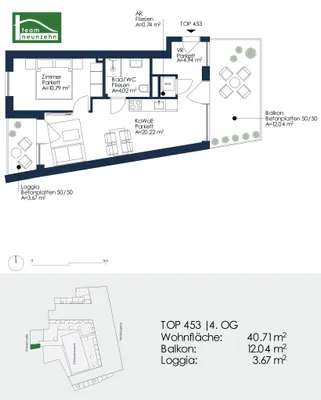 2-Zimmer-Wohnung mieten in Graz – 40,71 m², € 699 – Bild 21 von 21