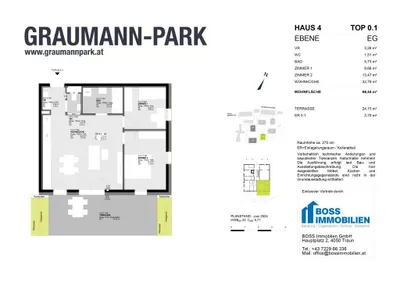 3-Zimmer-Wohnung kaufen in Linz Land – 66,44 m², € 358.600 – Bild 13 von 13