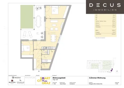 3-Zimmer-Wohnung mieten in Graz – 76 m², € 1.019 – Bild 15 von 15