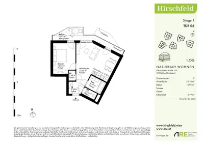 Immobilie kaufen in Wien – 52,98 m², € 267.000 – Bild 13 von 14