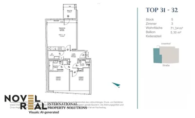 3-Zimmer-Wohnung kaufen in Wien – 71,34 m², € 700.000 – Bild 22 von 22