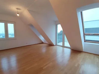 Neubau! Siedlung Rustenfeld! 2-Zimmer Wohnung im Dachgeschoss mit Balkon!