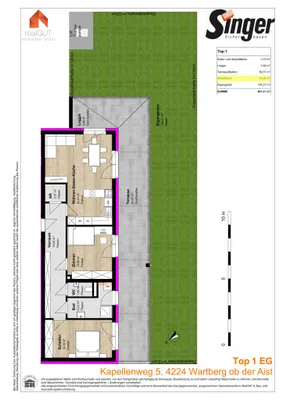 3-Zimmer-Wohnung kaufen in Freistadt – 78,79 m², € 390.000 – Bild 9 von 11