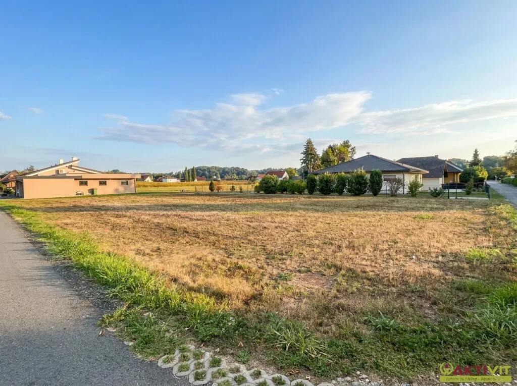 Vollerschlossenes Baugrundstück in Wagna nahe Leibnitz. - Ansicht 2