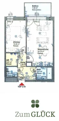 2-Zimmer-Wohnung mieten in Wien – 55,05 m², € 990 – Bild 12 von 12