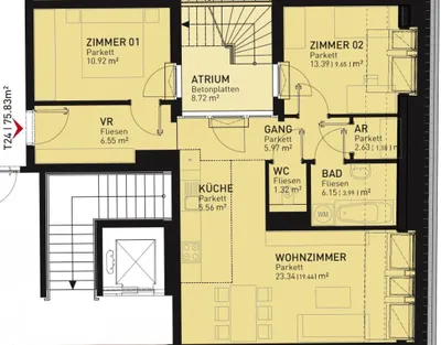 Wohnung mieten in Wien – 75,83 m², € 1.499 – Bild 24 von 27