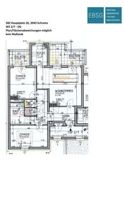 3-Zimmer-Wohnung mieten in Gmünd – 77,12 m², € 635 – Bild 2 von 7