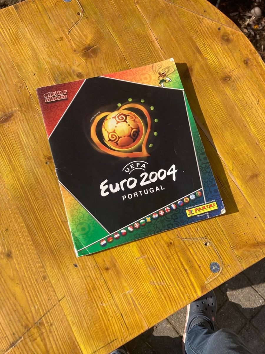 RARE MINI ALBUM PANINI PORTUGAL EURO 2004 + 1 BOITE 50 PAQUETS NEUF