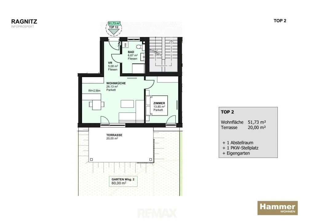 Wohnung – Ragnitz - Ansicht 3