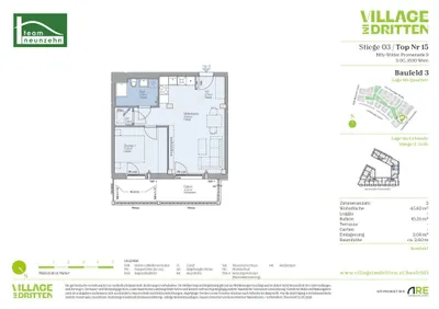 2-Zimmer-Wohnung mieten in Wien – 45,62 m², € 1.179 – Bild 22 von 22