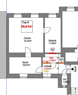 2-Zimmer-Wohnung kaufen in Wien – 58,3 m², € 250.000 – Bild 17 von 18