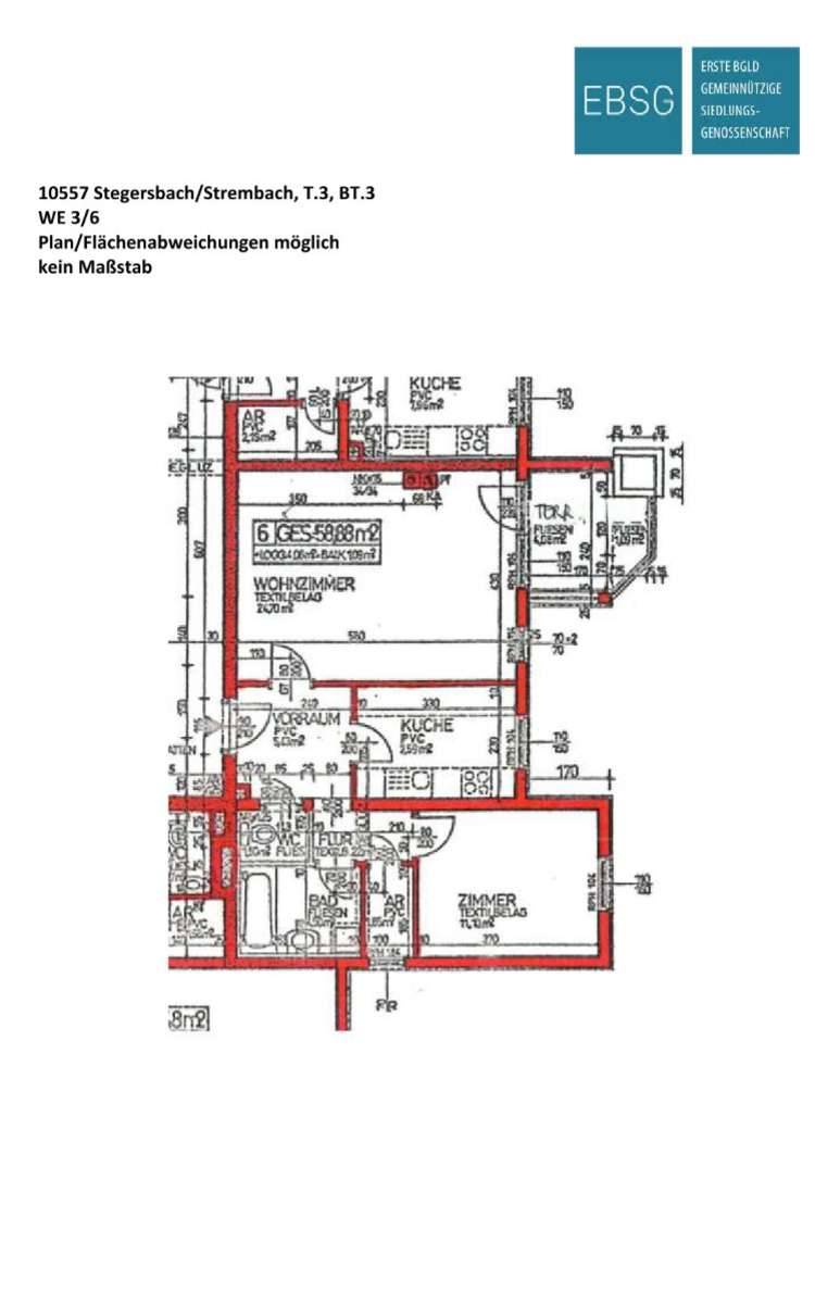 2-Zimmerwohnung im 1.OG mit Loggia - Ansicht 2