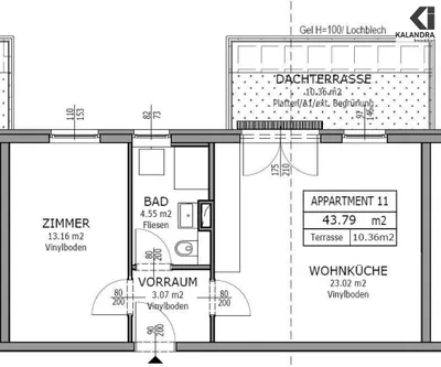 2-Zimmer-Wohnung mieten in Wien – 43,28 m², € 999 – Bild 15 von 15