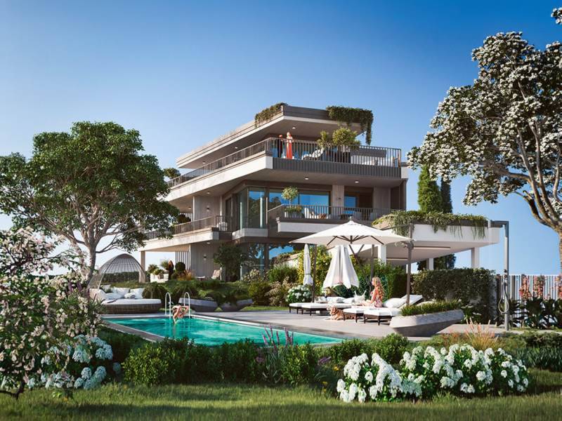 Elegante Gartenresidenz mit unmittelbarem Poolzugang in Velden - Ansicht 2
